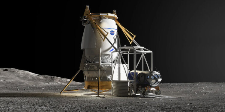 স্পেসএক্স ও ব্লু অরিজিনকে দিয়ে চাঁদে কার্গো পাঠাতে চায় নাসা