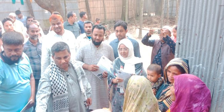 বিএনপি’র ঘরে ঘরে জনে জনে  কর্মসূচি ব্যাপক