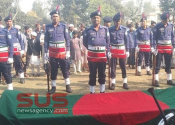 মুক্তিযোদ্ধা আইয়ুব আলীর রাষ্ট্রিয় মর্যাদায় দাফন সম্পন্ন