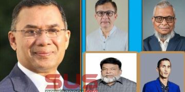 খন্দকার আব্দুল মুক্তাদির, আরিফুল হক চৌধুরীকে শুভেচ্ছা ও অভিনন্দন জানিয়েছেন আমির হোসেন ও রুবেল বক্স