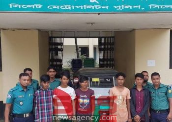 সিলেটে যাত্রীবেশী ভয়ংকর ডাকাত চক্রের সন্ধান পেয়েছে পুলিশ, আটক ৫
