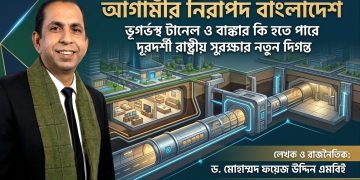 আগামীর নিরাপদ বাংলাদেশ ভূগর্ভস্থ টানেল ও বাঙ্কার কি হতে পারে দূরদর্শী রাষ্ট্রীয় সুরক্ষার নতুন দিগন্ত